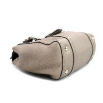 Fendi Selleria Bauletto Pelle Grigia