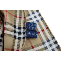 Burberry Foulard Seta Check Beige
