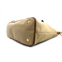 Prada Shopping Tela Beige
