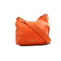 Miu Miu Shopping Pelle Arancio
