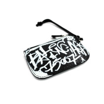 Balenciaga Portamonete Graffiti Pelle Nera