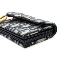 Dior Portafoglio Tela Blu