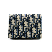 Dior Portafoglio Tela Blu
