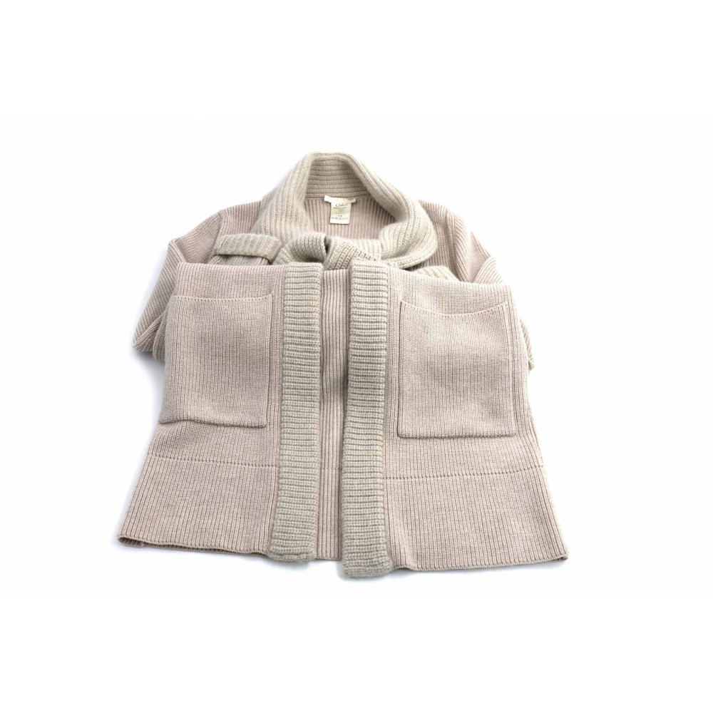 Chloè Cardigan Lana Beige