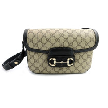 Gucci Horsebit 1955 Media GG Supreme Beige