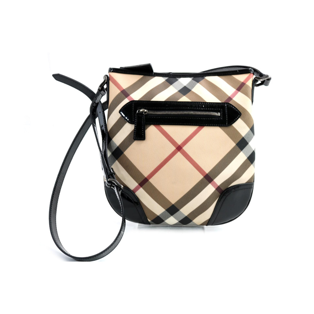 Burberry Tracolla Check Rosa