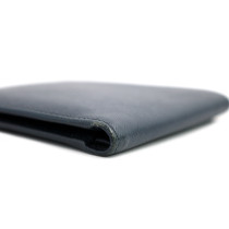 Prada Portafoglio Pelle Saffiano Blu Scuro