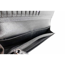 Prada Portafoglio Pelle Nera
