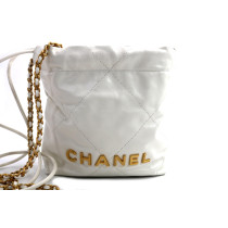 Chanel 22 Mini Pelle Bianca