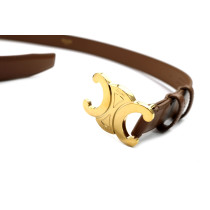 Celine Cintura Triomphe Pelle Bronzo 75cm