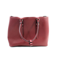 Prada Double Pelle Saffiano Rossa