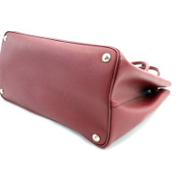 Prada Double Pelle Saffiano Rossa