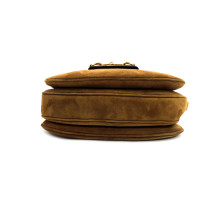 Gucci Horsebit Pelle Scamosciata Marrone