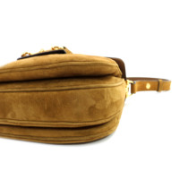 Gucci Horsebit Pelle Scamosciata Marrone