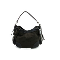 Prada Shopping Tela Marrone