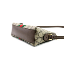 Gucci Borsa a Spalla Ophidia Misura Piccola GG Beige