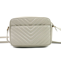 Saint Laurent Camera Bag Pelle Crema