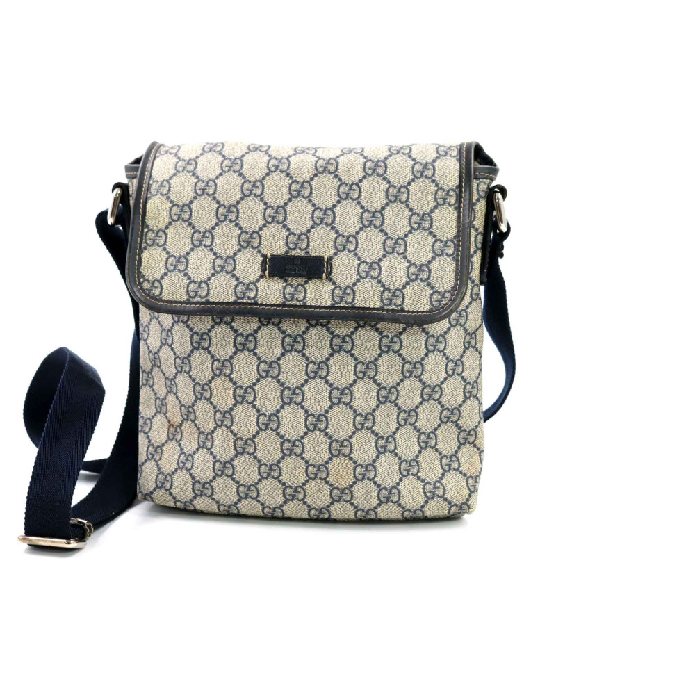 Gucci Tracolla GG Supreme Blu