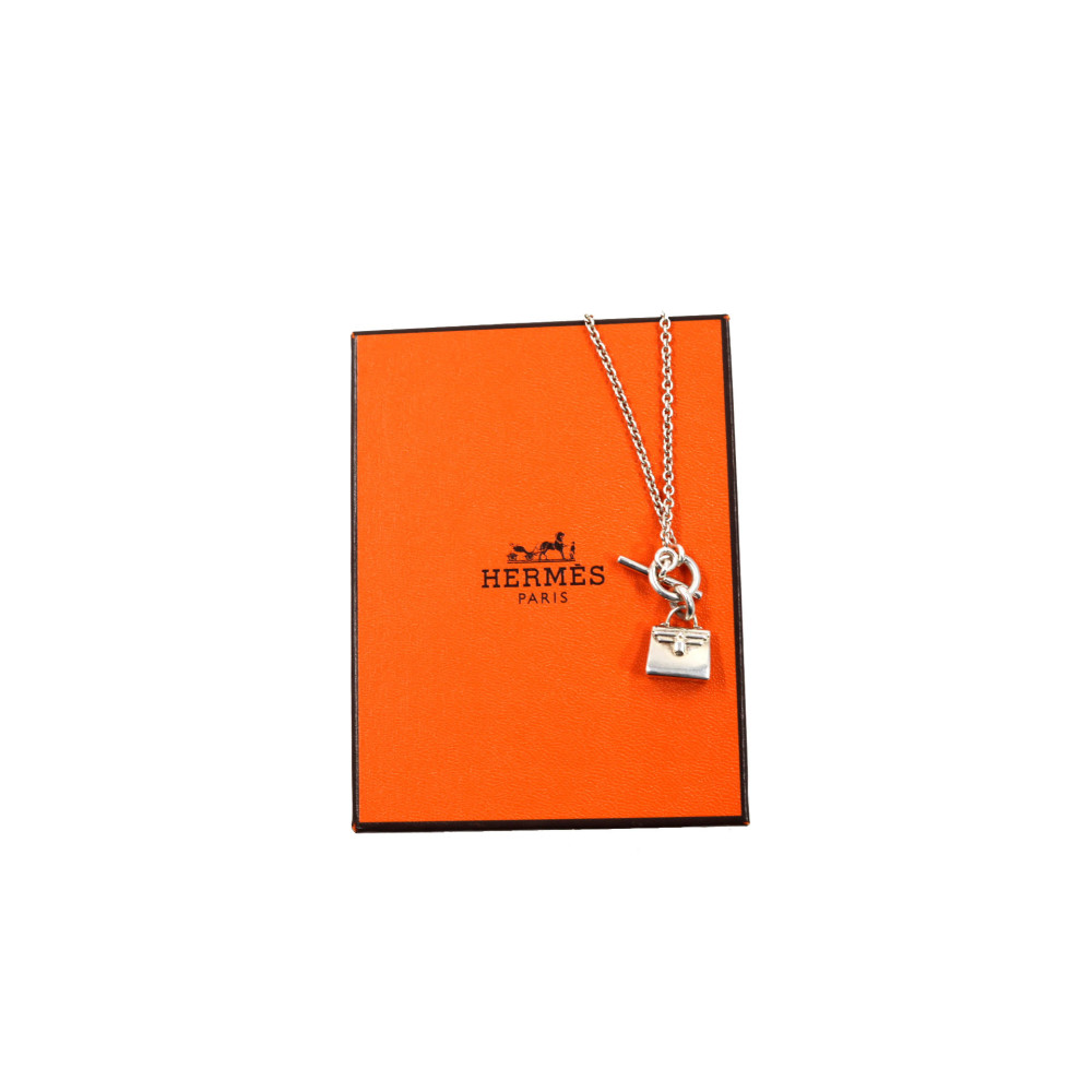 Hermes Collana Kelly Argento