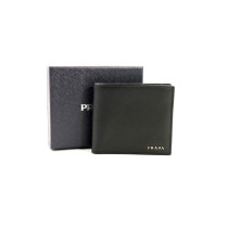 Prada Portafoglio Pelle Saffiano Nera