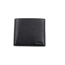 Prada Portafoglio Pelle Saffiano Nera