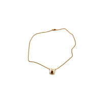 Hermes Collana Pop H Metallo Laccato Bianco