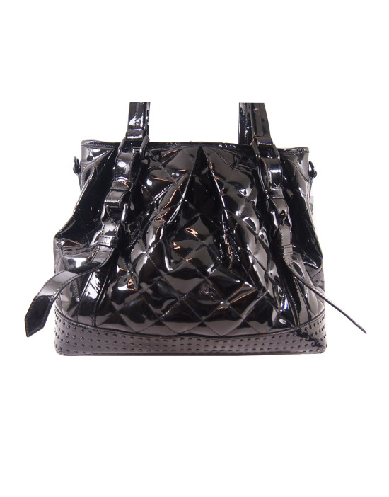 Burberry Shopping Vernice Nera