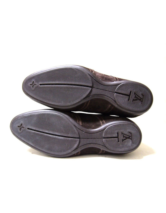 Louis Vuitton Stringate in camoscio